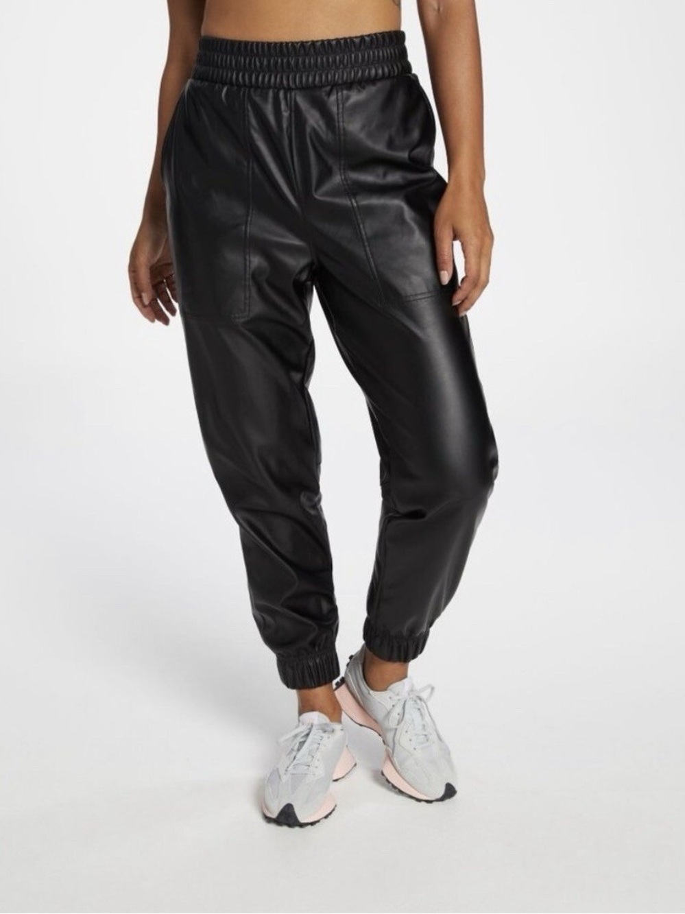 CALIA Ath-Leather Jogger Pants